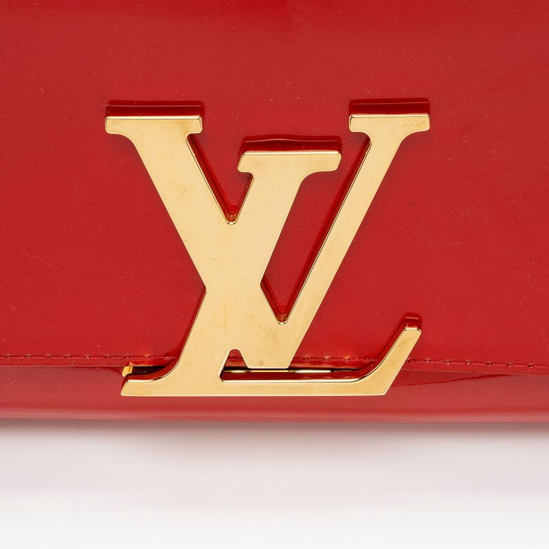 Louis Vuitton Patent Leather Louise Neo Sobe Clutch (AYeUxs) - Image 8