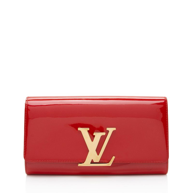 Louis Vuitton Patent Leather Louise Neo Sobe Clutch (AYeUxs)