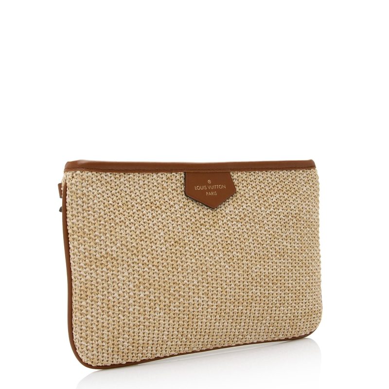 Louis Vuitton Raffia Pochette (Emz8og) - Image 2