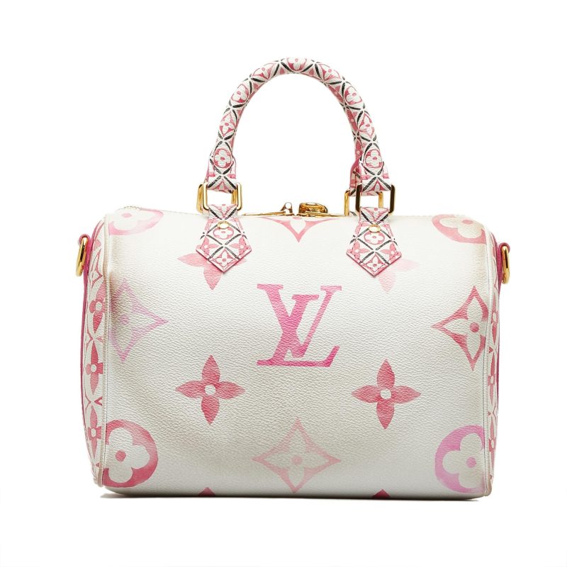 Louis Vuitton Resorts Exclusive Monogram Giant Speedy Bandouliere 25 (0ArjiQ) - Image 3