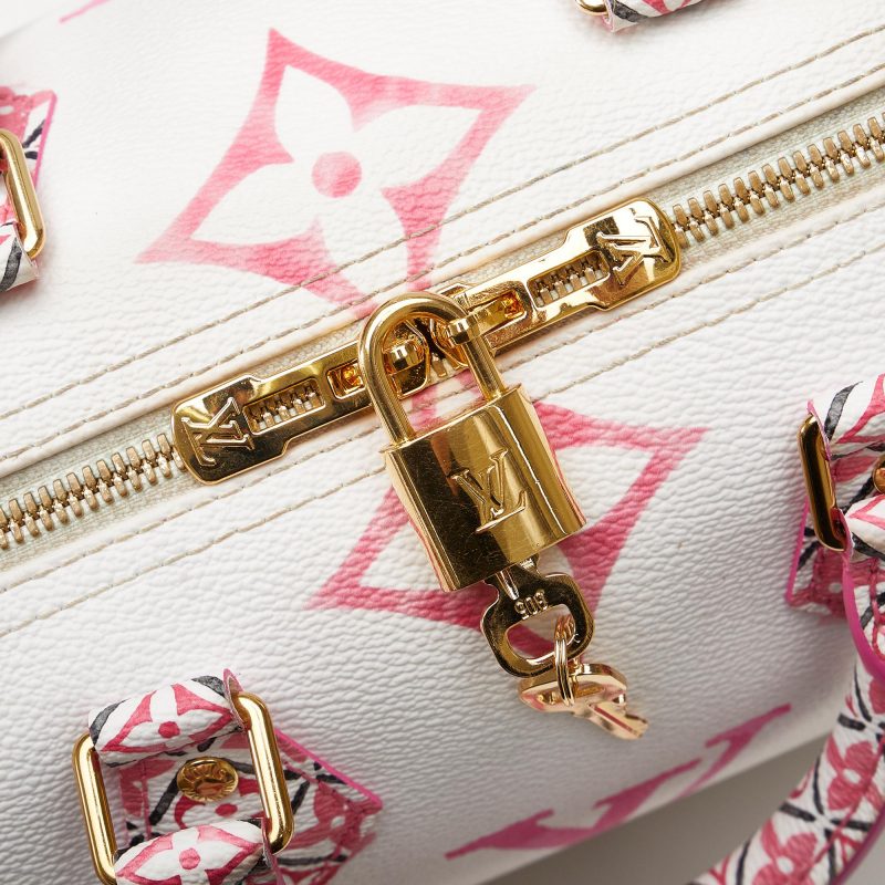 Louis Vuitton Resorts Exclusive Monogram Giant Speedy Bandouliere 25 (0ArjiQ) - Image 9