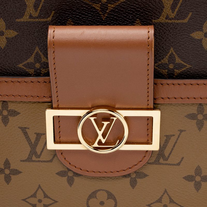 Louis Vuitton Reverse Monogram Dauphine MM Hobo (21159) - Image 9