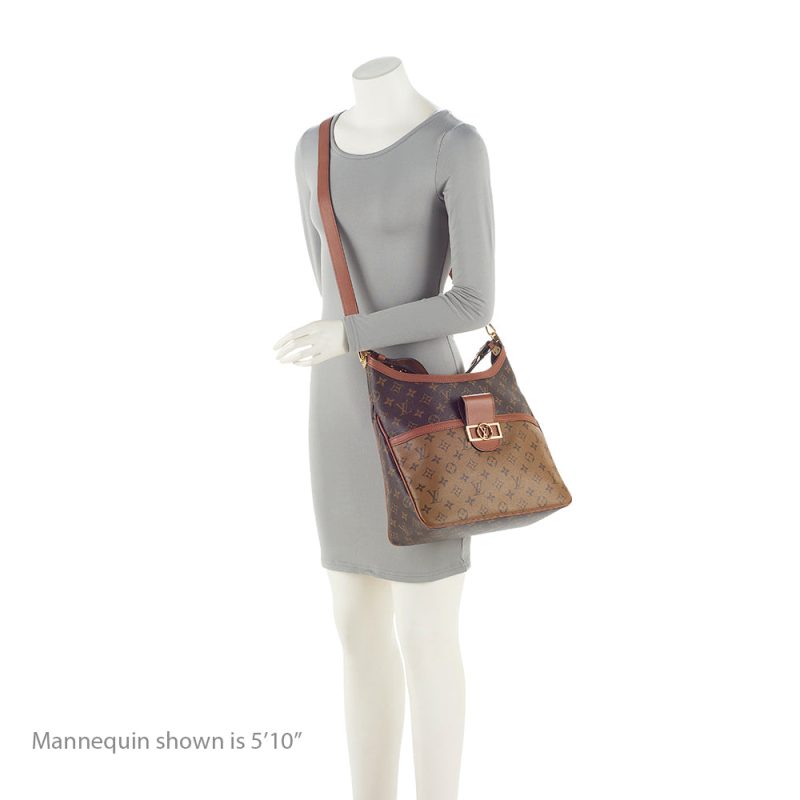 Louis Vuitton Reverse Monogram Dauphine MM Hobo (21159) - Image 5