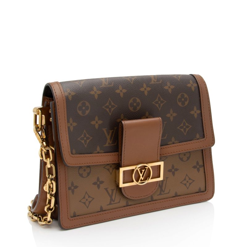 Louis Vuitton Reverse Monogram Dauphine MM Shoulder Bag (VOdubV) - Image 2