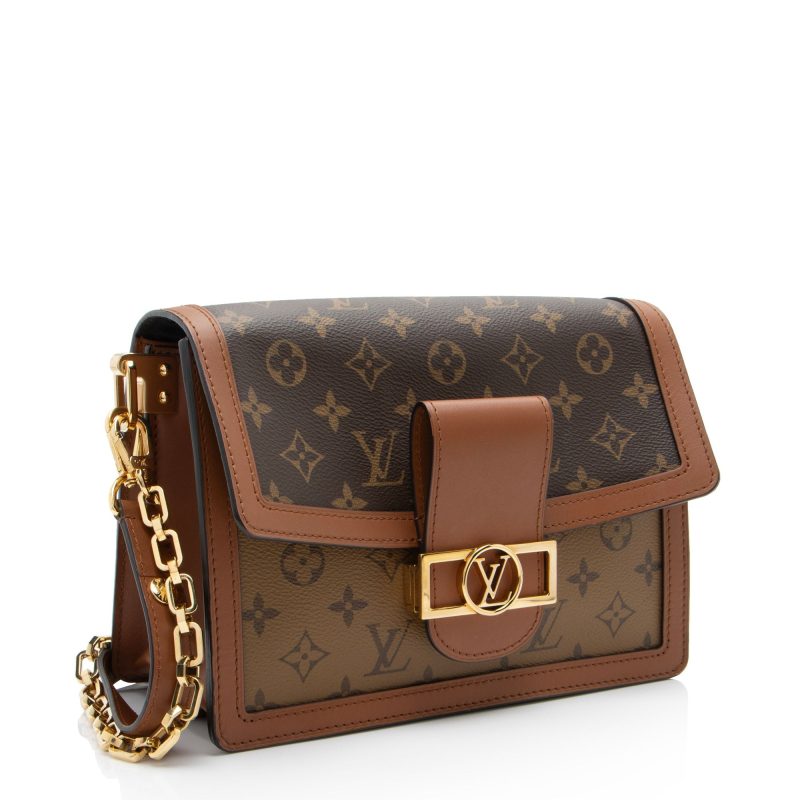 Louis Vuitton Reverse Monogram Dauphine MM Shoulder Bag (qc8Mo6) - Image 2