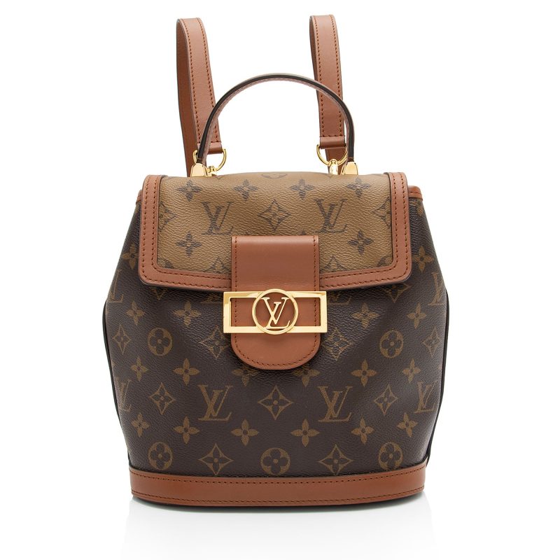 Louis Vuitton Reverse Monogram Dauphine PM Backpack (pEUZVt)