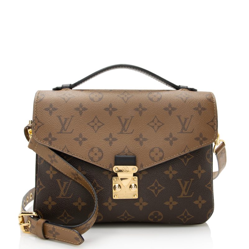 Louis Vuitton Reverse Monogram Pochette Metis Shoulder Bag (22715)