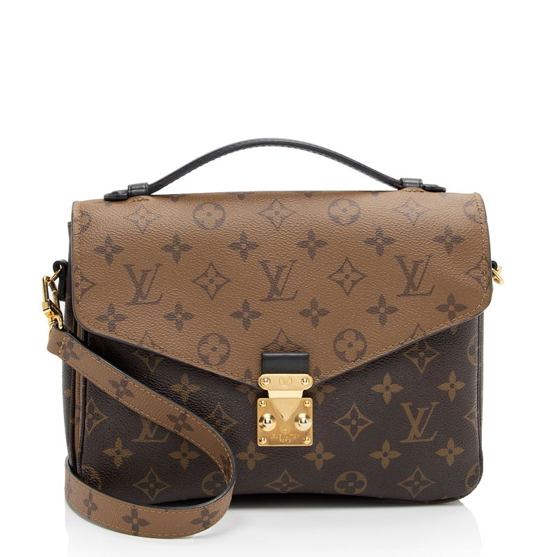 Louis Vuitton Reverse Monogram Pochette Metis Shoulder Bag (F3L3HO)
