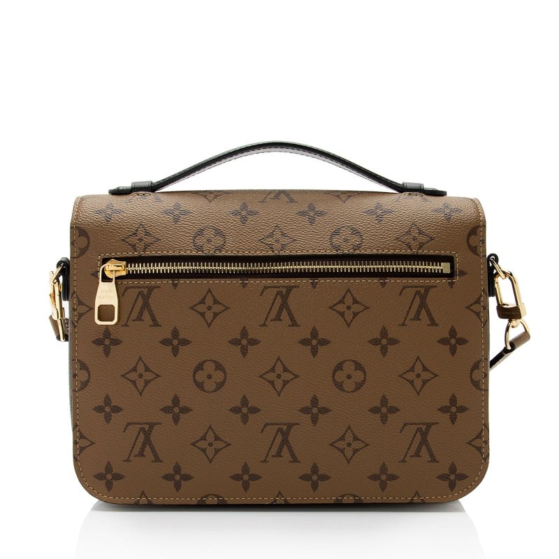 Louis Vuitton Reverse Monogram Pochette Metis Shoulder Bag (A1HMov) - Image 3