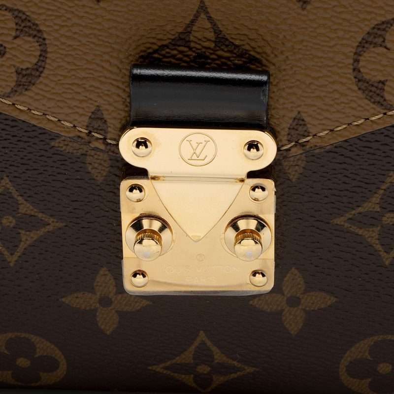 Louis Vuitton Reverse Monogram Pochette Metis Shoulder Bag (A1HMov) - Image 10