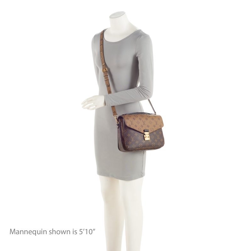 Louis Vuitton Reverse Monogram Pochette Metis Shoulder Bag (A1HMov) - Image 5