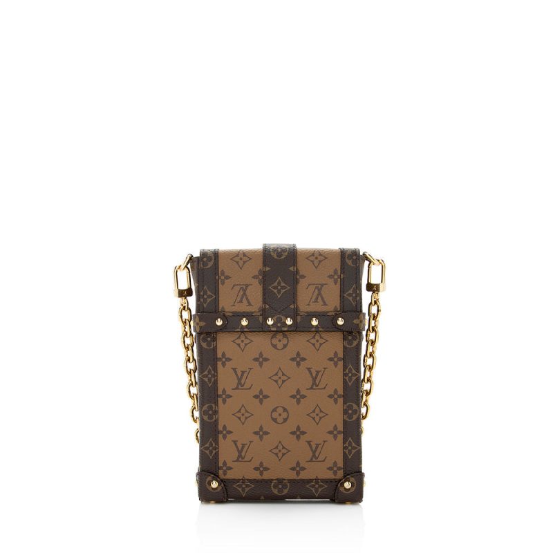 Louis Vuitton Reverse Monogram Pochette Trunk Vertical Shoulder Bag (21883) - Image 3