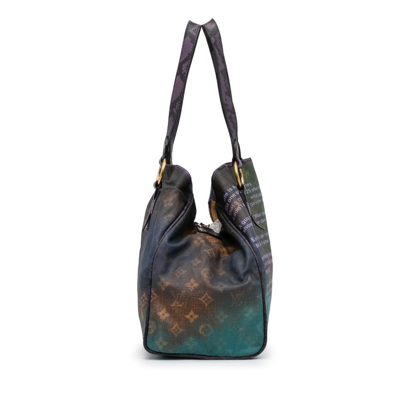 Louis Vuitton Richard Prince Monogram Heartbreak Jokes Tote (awmcjt) - Image 4