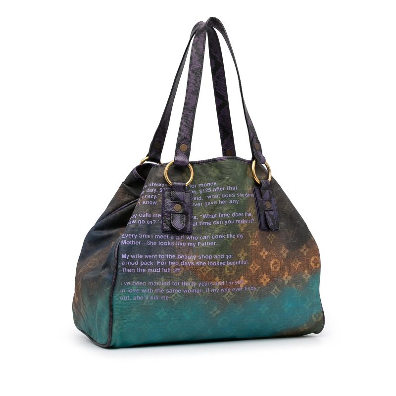 Louis Vuitton Richard Prince Monogram Heartbreak Jokes Tote (awmcjt) - Image 2