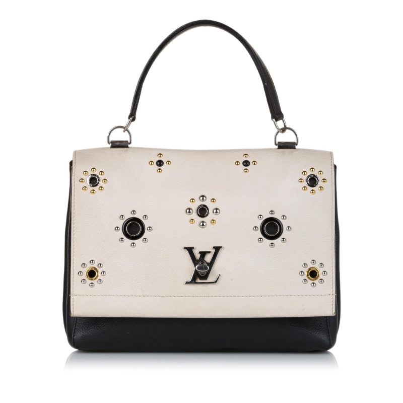 Louis Vuitton Spring 2017 LockMe II Mechanical Flowers Satchel (37452)