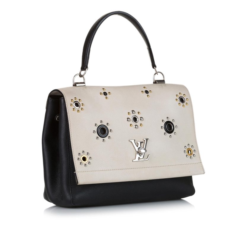 Louis Vuitton Spring 2017 LockMe II Mechanical Flowers Satchel (37452) - Image 2