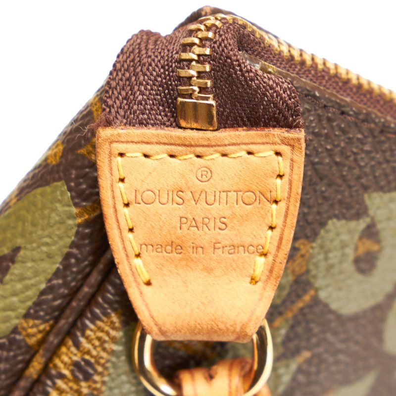 Louis Vuitton Stephen Sprouse Monogram Graffiti Pochette Accessoires (Hv6atm) - Image 7