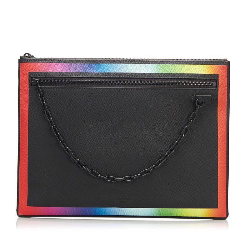 Louis Vuitton Taiga Rainbow Pochette A4 (36906)