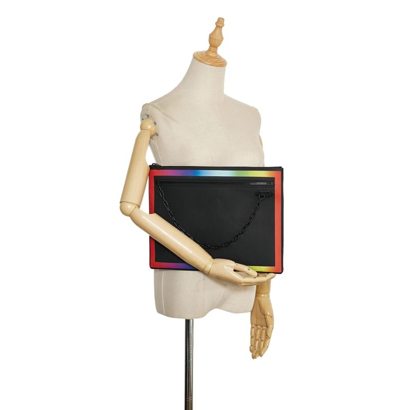 Louis Vuitton Taiga Rainbow Pochette A4 (36906) - Image 5
