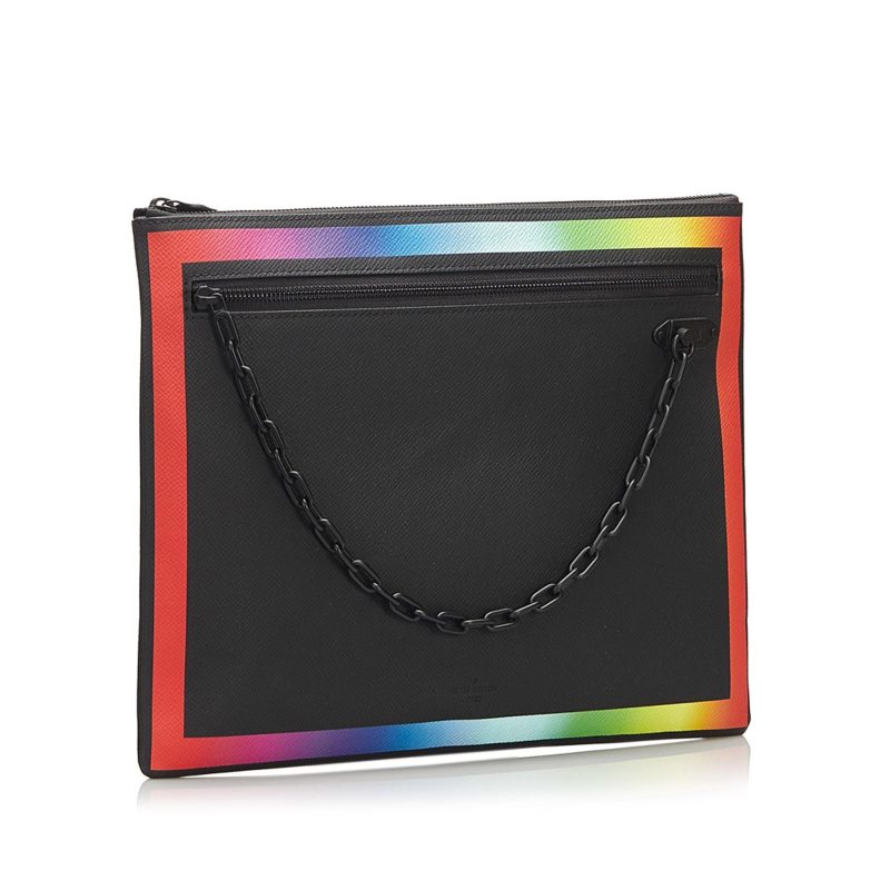 Louis Vuitton Taiga Rainbow Pochette A4 (36906) - Image 2