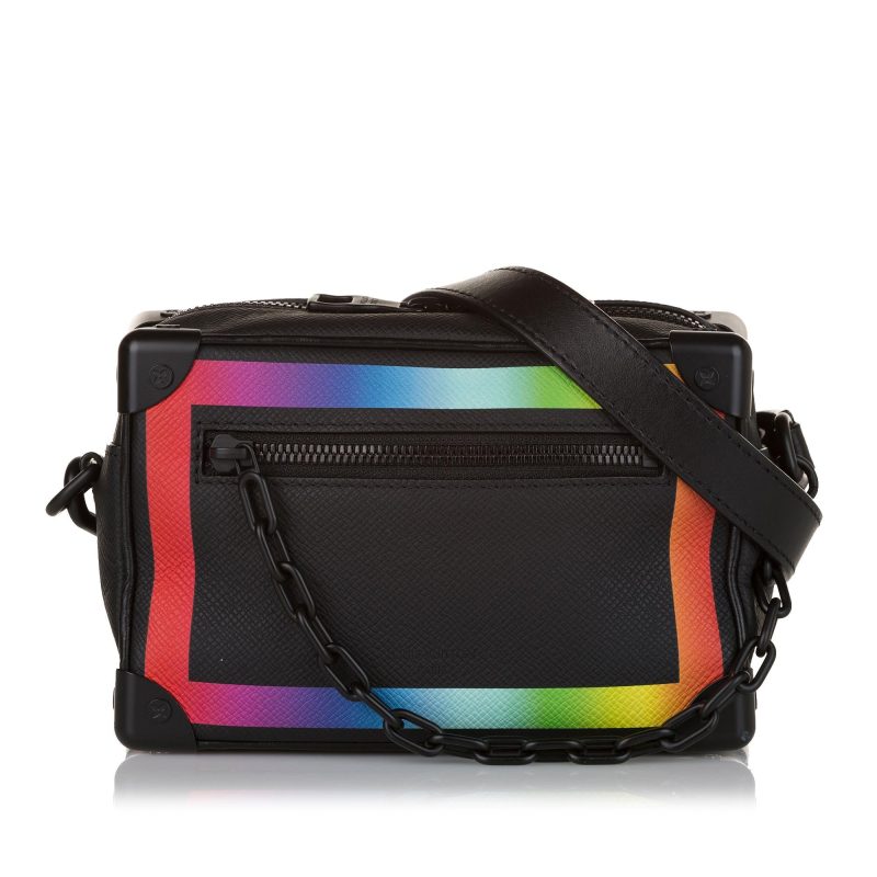 Louis Vuitton Taiga Rainbow Soft Trunk (35504)