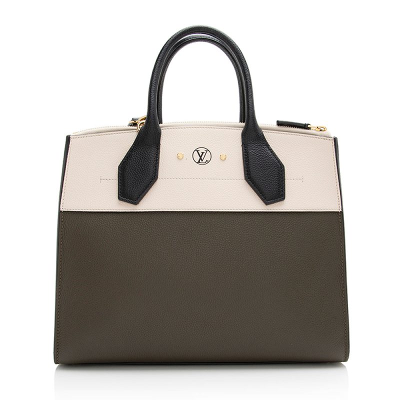Louis Vuitton Taurillon CIty Steamer MM Tote (22526) - Image 3