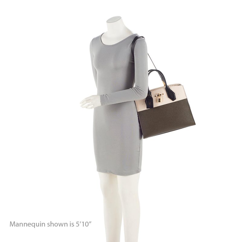 Louis Vuitton Taurillon CIty Steamer MM Tote (22526) - Image 5
