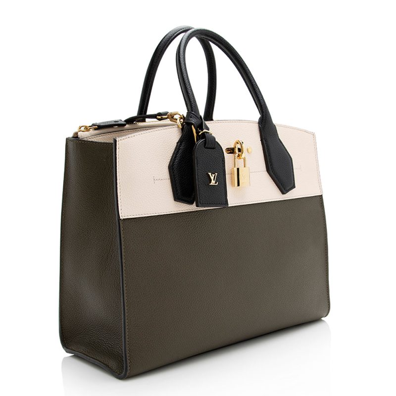 Louis Vuitton Taurillon CIty Steamer MM Tote (22526) - Image 2