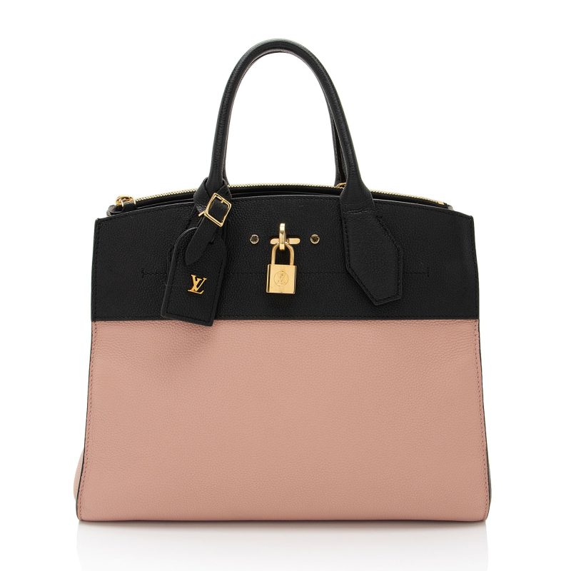 Louis Vuitton Taurillon CIty Steamer MM Tote (iWEEV6)