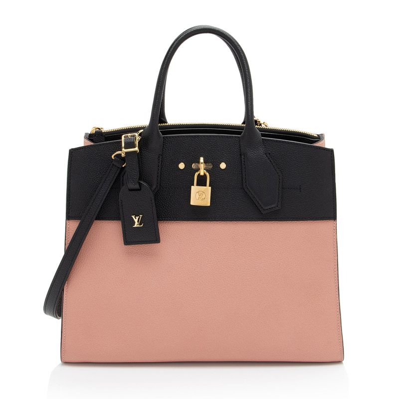 Louis Vuitton Taurillon CIty Steamer MM Tote (kRRIa6)
