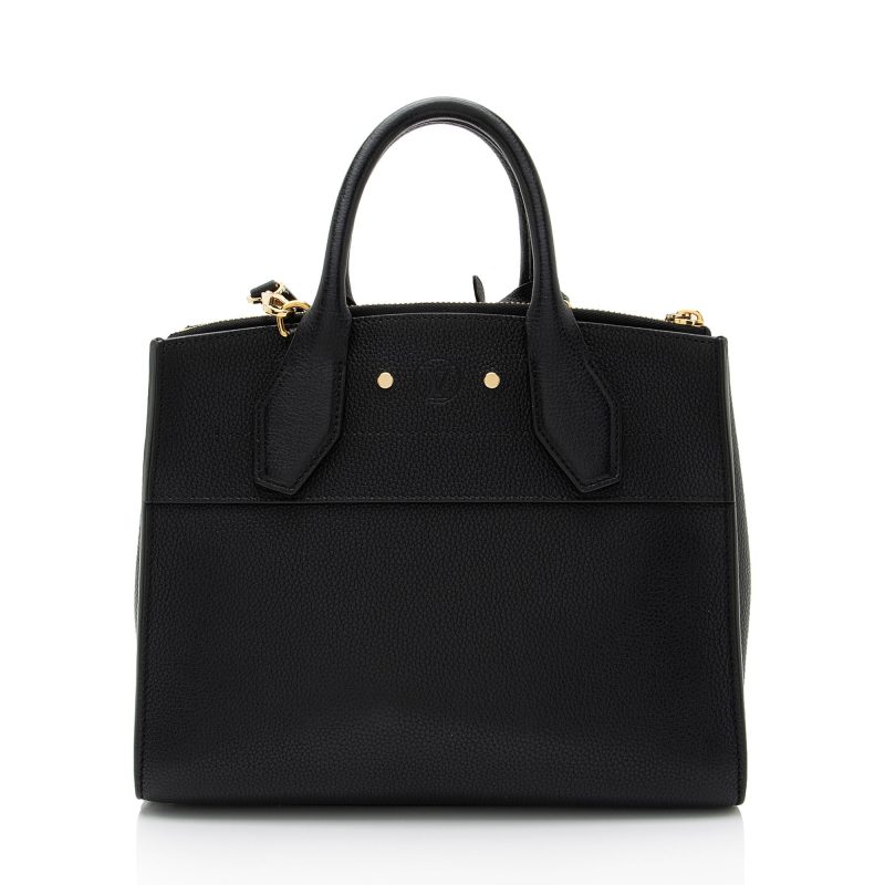 Louis Vuitton Taurillon CIty Steamer PM Tote (DkJJ7O) - Image 3