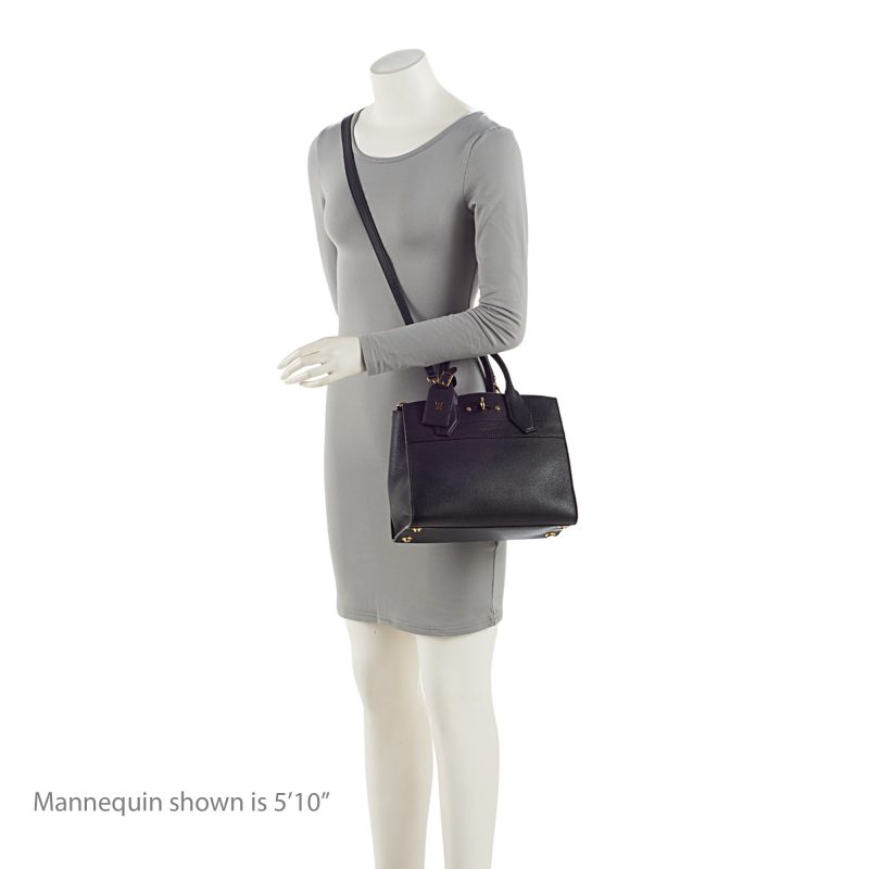 Louis Vuitton Taurillon CIty Steamer PM Tote (DkJJ7O) - Image 5