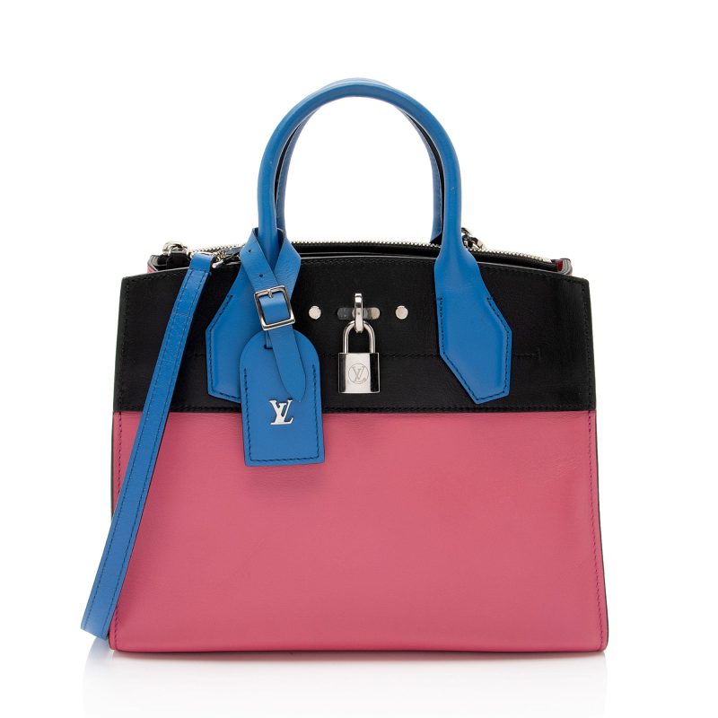 Louis Vuitton Taurillon City Steamer PM Tote (CKLNDD)