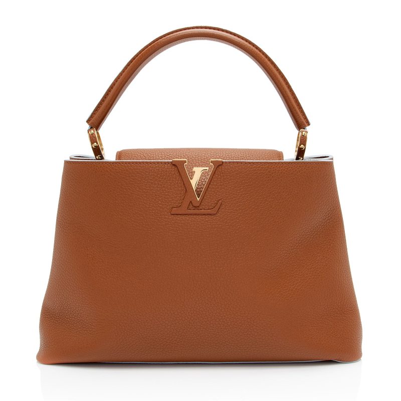 Louis Vuitton Taurillon Capucines MM Bag (k71Gmv)