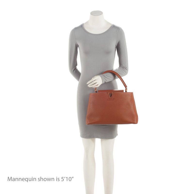Louis Vuitton Taurillon Capucines MM Bag (k71Gmv) - Image 5
