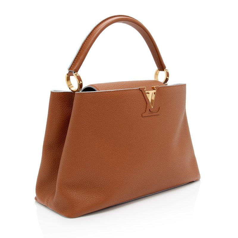 Louis Vuitton Taurillon Capucines MM Bag (k71Gmv) - Image 2