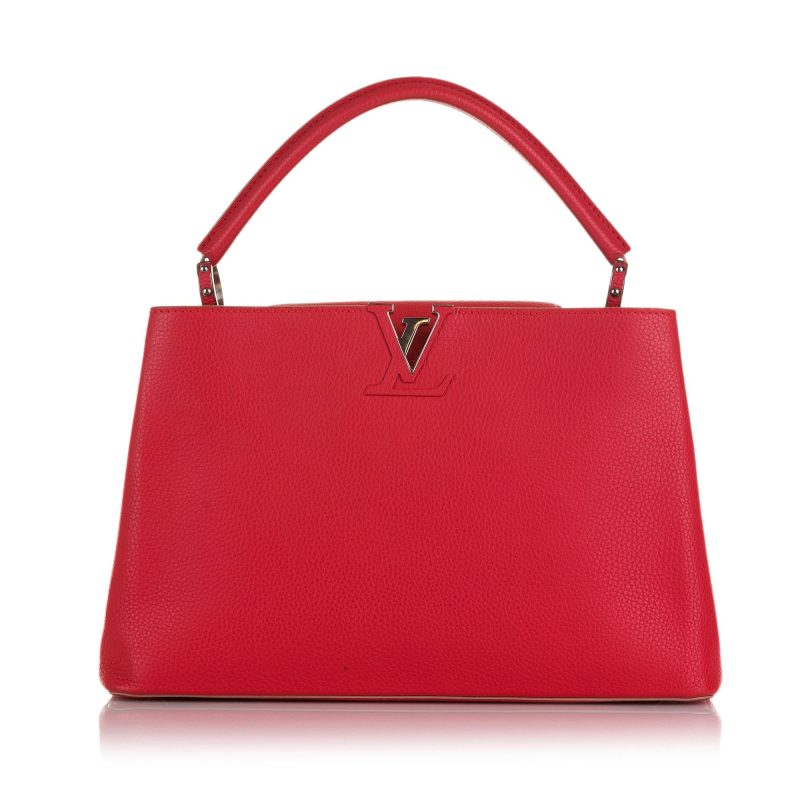 Louis Vuitton Taurillon Capucines MM (NxXS5i)