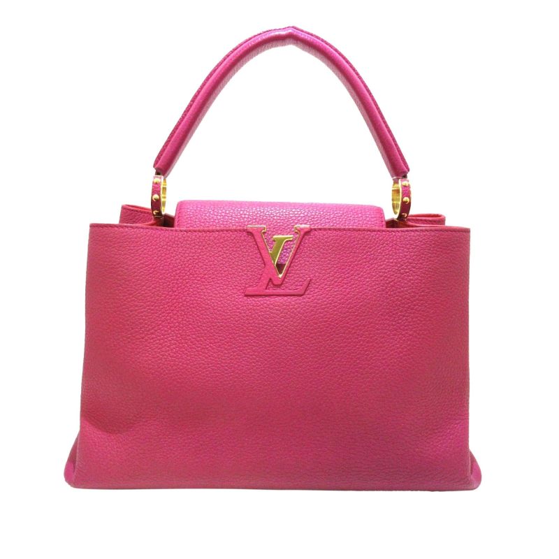 Louis Vuitton Taurillon Capucines MM (DeuA0c)