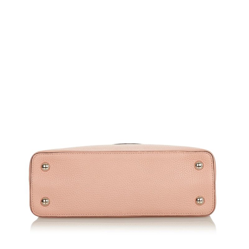 Louis Vuitton Taurillon Capucines PM (26073) - Image 4