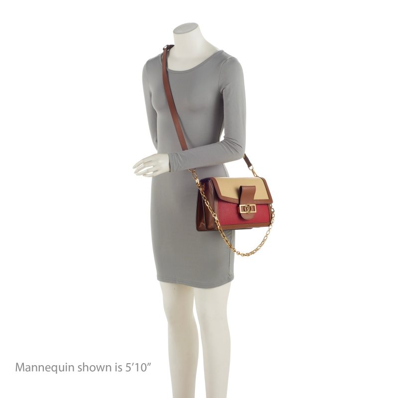 Louis Vuitton Taurillon Leather Dauphine MM Shoulder Bag (ZlkYV5) - Image 5