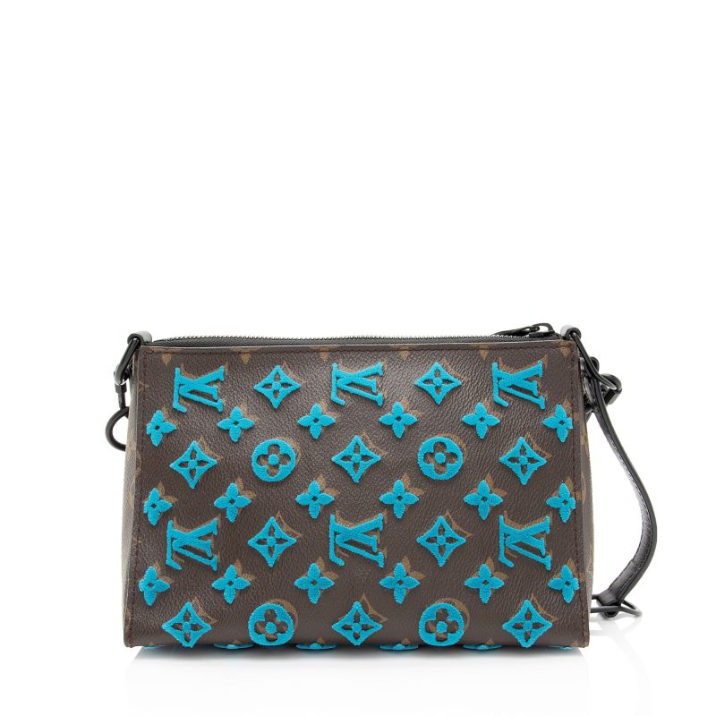 Louis Vuitton Tuffetage Monogram Canvas Triangle Messenger (jwGxvx) - Image 3