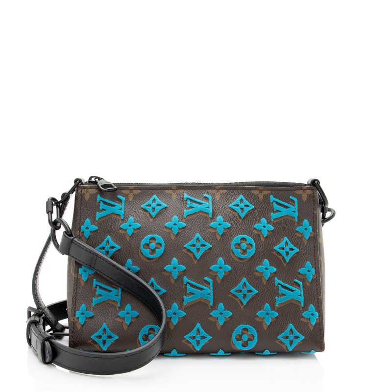 Louis Vuitton Tuffetage Monogram Canvas Triangle Messenger (jwGxvx)