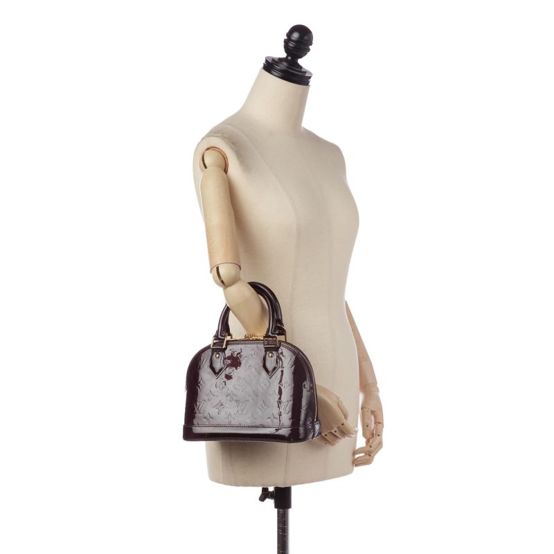 Louis Vuitton Vernis Alma BB 35350) - Image 10