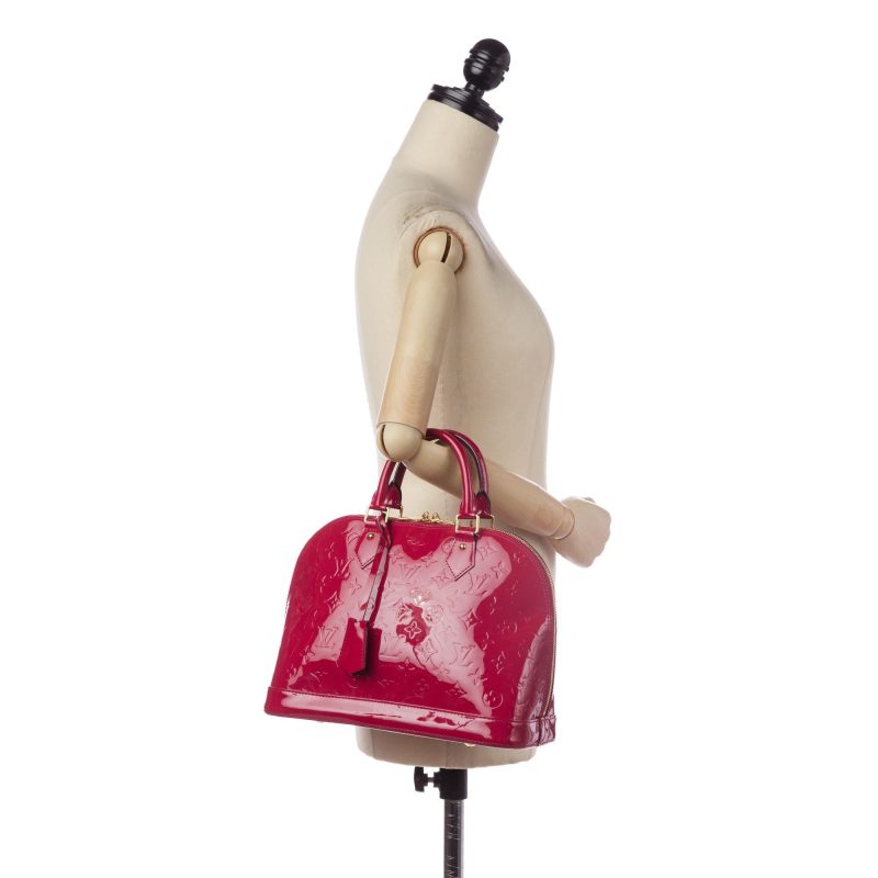 Louis Vuitton Vernis Alma PM 34634) - Image 6