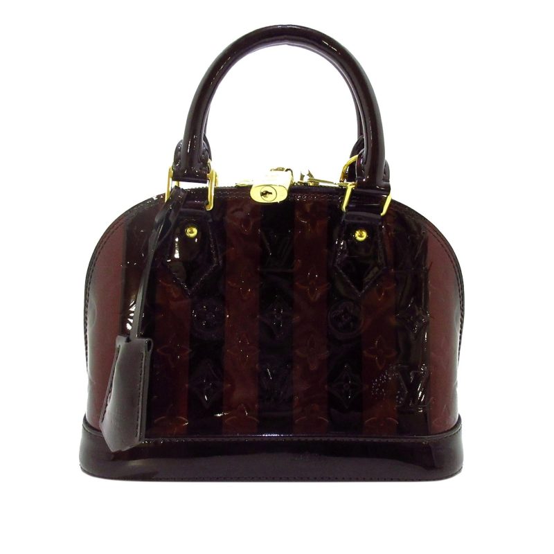 Louis Vuitton Vernis Alma Rayures BB 35766)