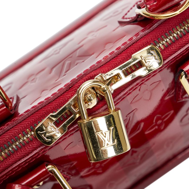 Louis Vuitton Vernis Rayures Alma BB (0Gjotx) - Image 9