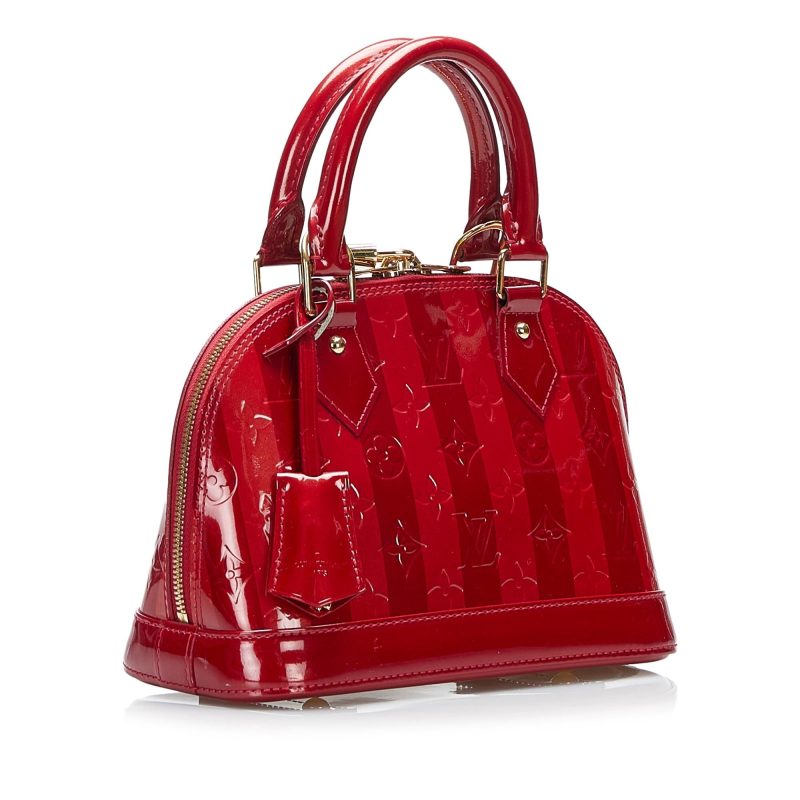Louis Vuitton Vernis Rayures Alma BB (0Gjotx) - Image 2