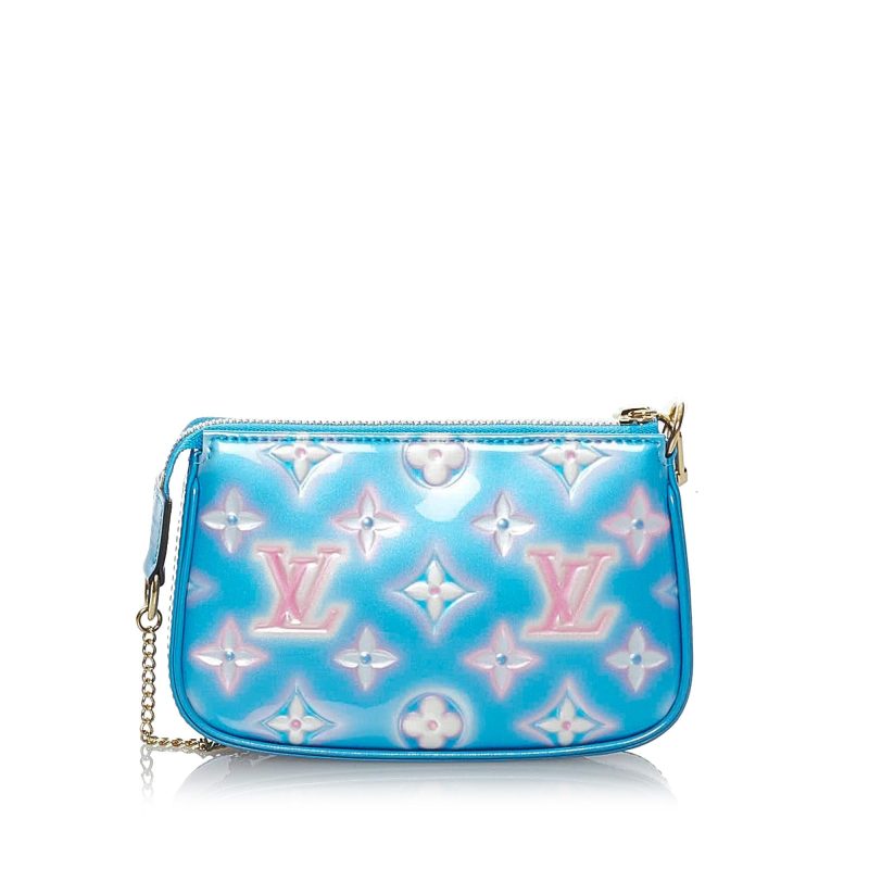 Louis Vuitton Vernis Valentine Mini Pochette Accessories 34972) - Image 3