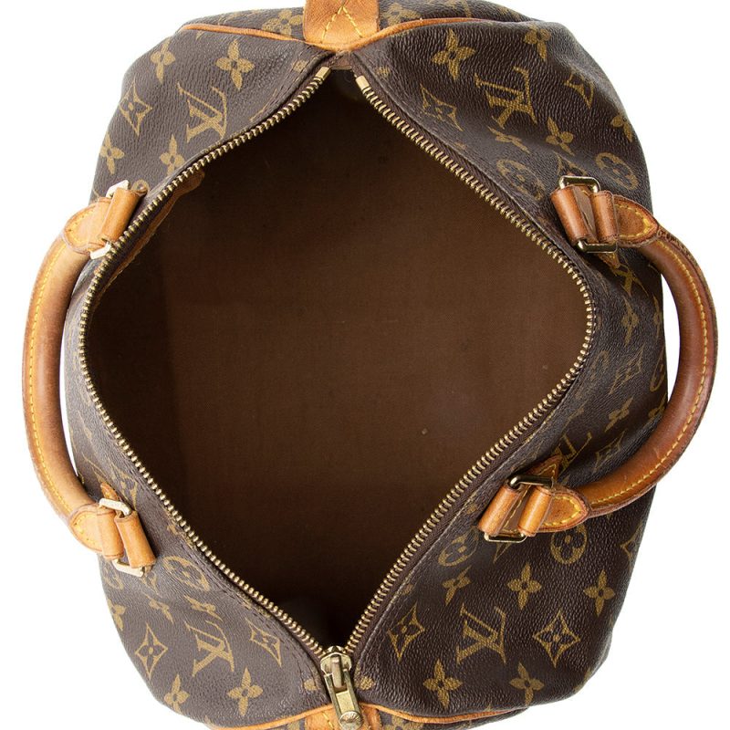 Louis Vuitton Vintage Monogram Canvas Speedy 30 Satchel - FINAL SALE (19537) - Image 7