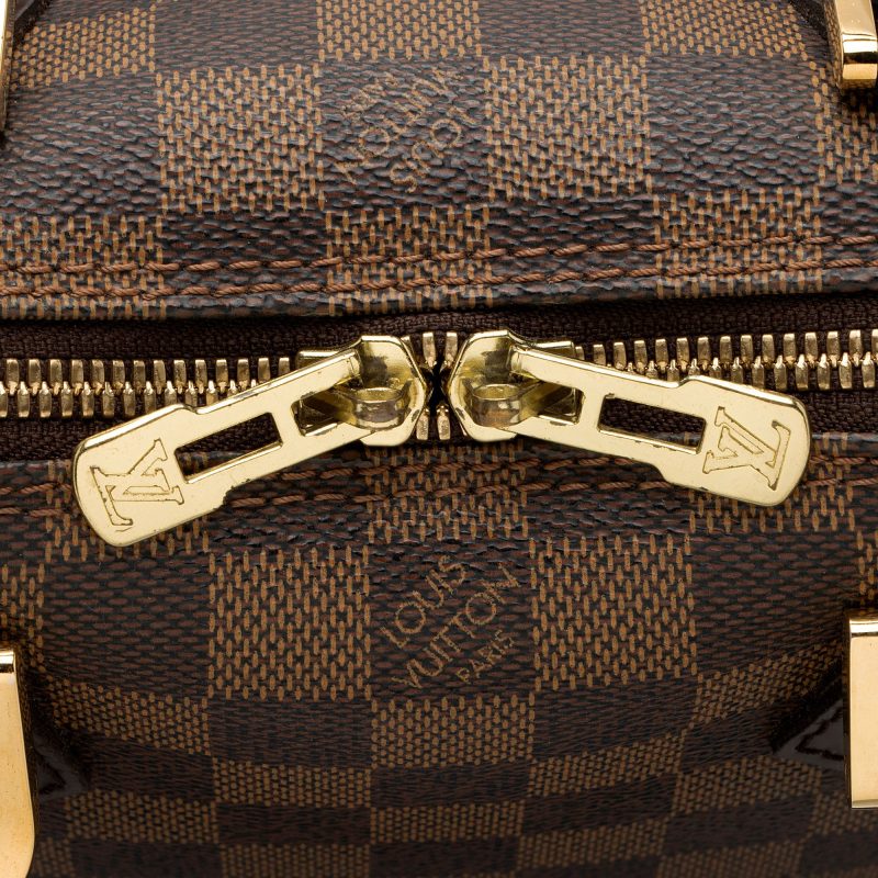 Louis Vuitton Vintage Damier Ebene Alma PM Satchel (iV4kN8) - Image 9